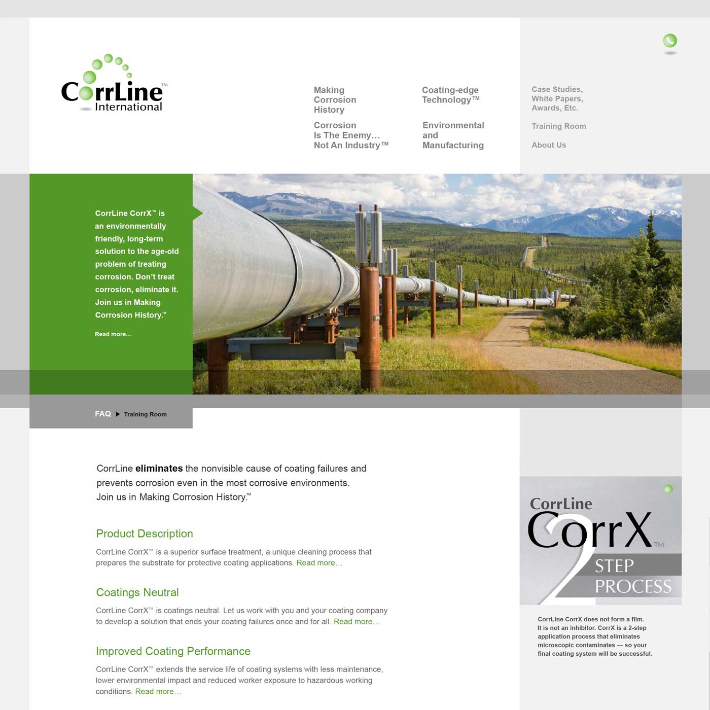 CorrLine website